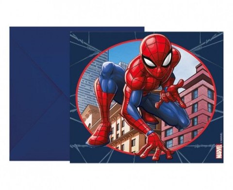 Godan Zaproszenie Godan Spiderman 6szt. (93951)