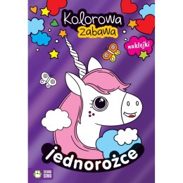 Zielona Sowa Książeczka edukacyjna Zielona Sowa Kolorowa zabawa Jednorożce