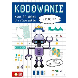 Zielona Sowa Książeczka edukacyjna Zielona Sowa kodowanie krok po kroku Dla maluszków. Z robotem