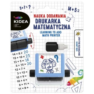 Kidea Zestaw pieczątek Kidea DODAWANIE DRUKARKA MATEMATYCZNA (NDDMKA)