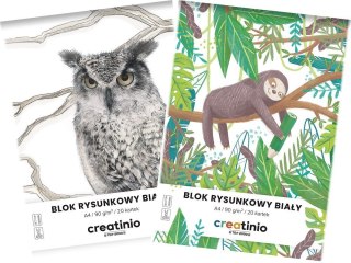 Creatinio Blok rysunkowy Creatinio A4 biały 90g 20k (400176663)