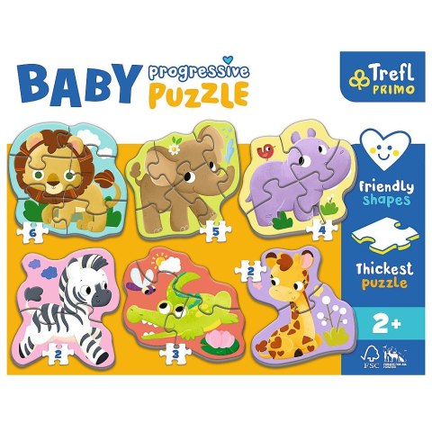 Trefl Puzzle Trefl baby Safari (44002)