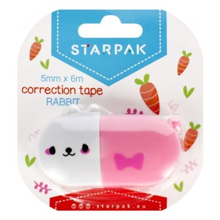 Starpak Korektor w taśmie (myszka) Starpak Królik 5x6 [mm*m] (507207)