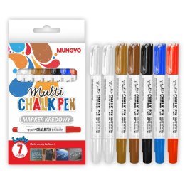 Penmate Marker specjalistyczny Penmate kpl 7 szt kredowy, mix okrągła końcówka (TT8532)