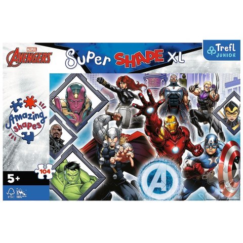 Trefl Puzzle Trefl Avengers XL Twoi ulubieni Avengersi 104 el. (50018)