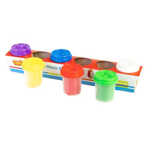 Smily Play Plastelina Smily Play 6 kol. 6 tub ciasto-masa mix 56g (SP83350)