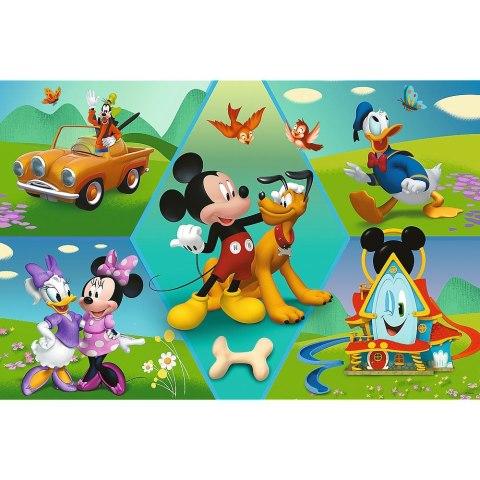 Trefl Puzzle Trefl Disney Standard XXL Z Mikim zawsze jest wesoło 60 el. (50014)