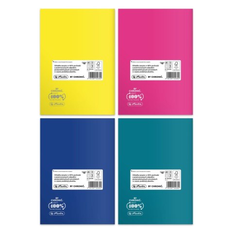 Herlitz Zeszyt Herlitz Colors Eco PP 9552308 A5 60k. 70g krata (400197973)