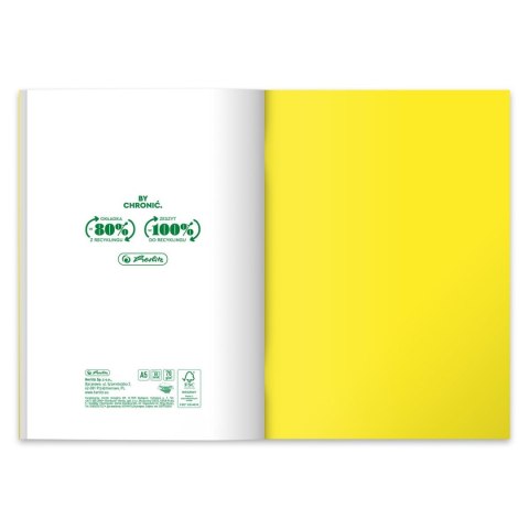 Herlitz Zeszyt Herlitz Colors Eco PP 9552308 A5 60k. 70g krata (400197973)