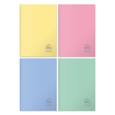 Herlitz Zeszyt Herlitz Pastel Colors Eco PP 9552753 A4 60k. 70g krata (400198131)