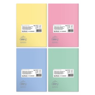 Herlitz Zeszyt Herlitz Pastel Colors Eco PP 9552514 A5 60k. 70g linia (400198107)