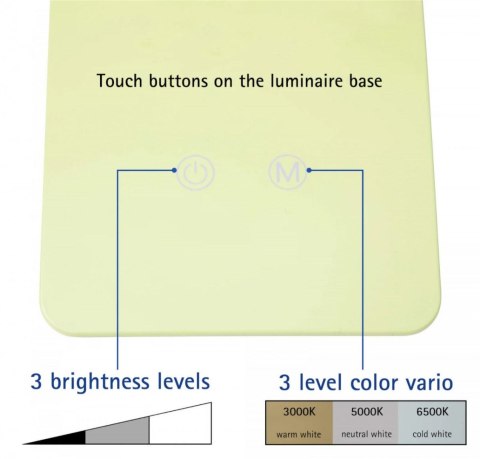 Maul Lampka biurowa Maul LED MAULpearly LIMONKOWA (82017/52 ML)