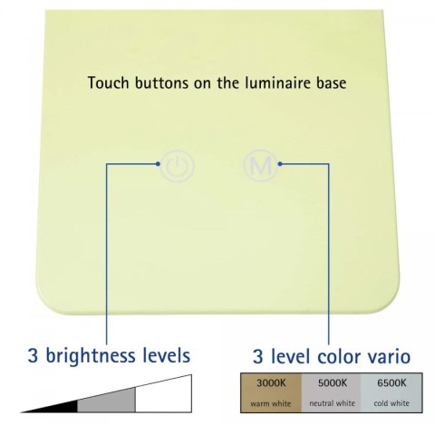 Maul Lampka biurowa Maul LED MAULpearly LIMONKOWA (82017/52 ML)