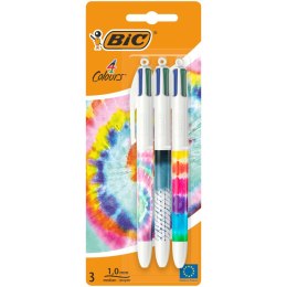 Bic Długopis 4 Colours Message Tie Dye