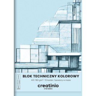 Top 2000 Blok techniczny Top 2000 Creatinio A3 kolorowy 160g 10k (400176680)