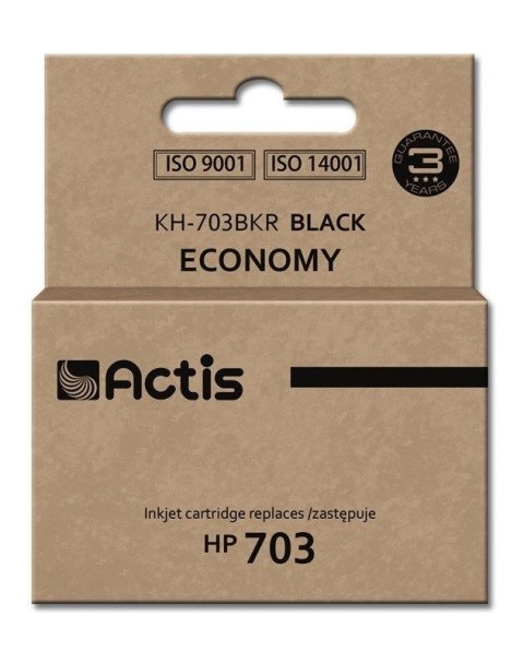 Actis Tusz (cartridge) alternatywny Actis HP 703 CD887 czarny 15ml (EXPACSAHP0034)