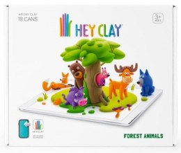 Tm Toys Masa plastyczna dla dzieci Tm Toys Hey Clay Zwierzęta Leśne, 18 kolorów mix (HCL18011CEE)