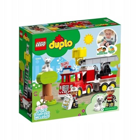 Lego Klocki konstrukcyjne Lego Duplo wóz strażacki (10969)