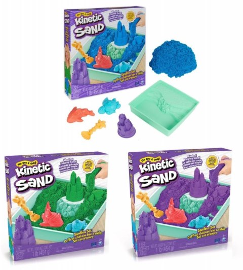 Spin Master Piasek kinetyczny Spin Master Kinetic Sand zestaw piaskownica (6067800)