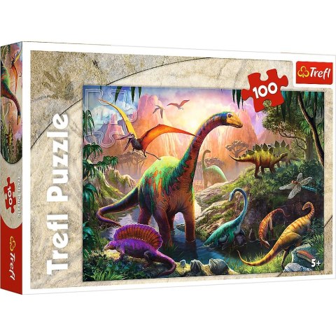 Trefl Puzzle Trefl Świat dinozaurów 100 el. (16277)