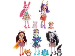 Mattel Lalka Mattel Enchantimals + zwierzątko mix (DVH87)