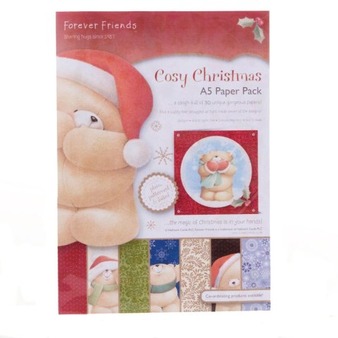 Docrafts Papier ozdobny Docrafts Papermania papier a5 forever friends cosy christmas (ffs160101)