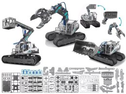 Lean Koparka Lean Zestaw 3w1 DIY Koparka Podnośnik Maszyny Hydrauliczne 168 elementów (12419)