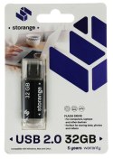 Storange Pendrive Storange black 32GB (STORANPEN32GBBK2.0)