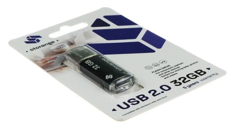 Storange Pendrive Storange black 32GB (STORANPEN32GBBK2.0)