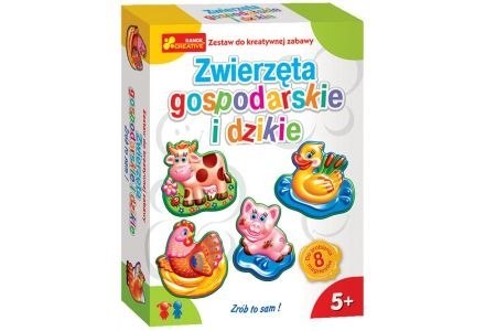 Ranok Creative Zestaw kreatywny Ranok Creative PRACA Z GIPSEM ZWIERZĘTA GOSPODARSKIE I DZIKIE (03194)