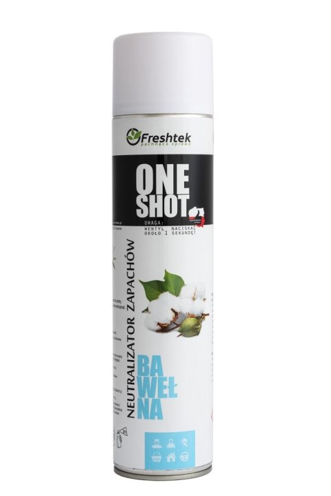 One Shot Odświeżacz powietrza One Shot bawełna 600ml