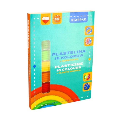 Starpak Plastelina Starpak 16 kol. mix (517735)