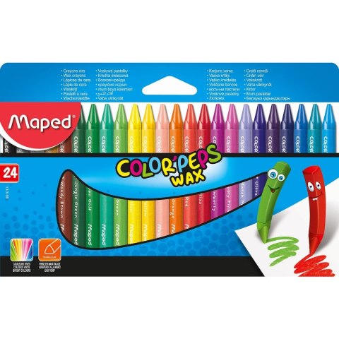 Maped Kredki świecowe Maped Colorpeps 24 kol. (861013)