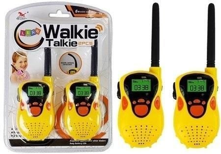 Lean Walkie-talkie Lean krótkofalówki 100m żółte (7605)