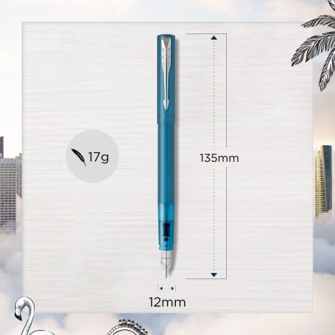 Parker Ekskluzywne pióro tłoczkowe Parker VECTOR XL M Teal (2159746)