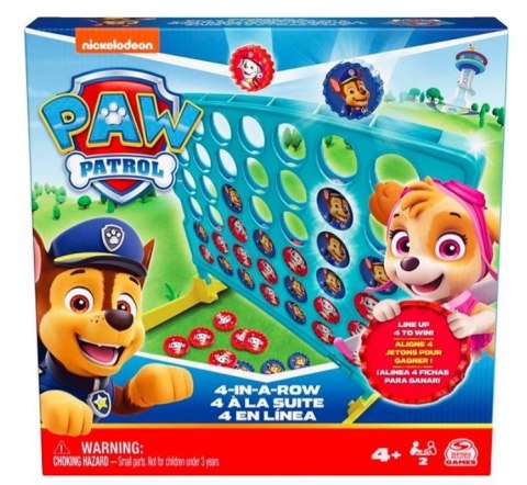 Spin Master Gra logiczna Spin Master 4 w rzędzie Psi Patrol (6067830)