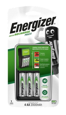 Energizer Ładowarka akumulatorowa Ni-MH Maxi + 4 x R6/AA 2000 mAh Energizer (EN-321401)