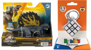 Mattel Pakiet PROMOCJA Mattel Dinozaur Jurassic Atak + KOSTKA RUBIKA BRELOK 3X3 Hln63+6064001 (498543+500060)