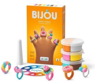 Tm Toys Masa plastyczna dla dzieci Tm Toys Hey Clay Bijou Sweet rings mix (HLC31002CEE)