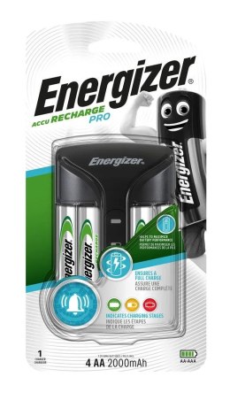 Energizer Ładowarka akumulatorowa PRO + 4 x R6 2000 mAh Energizer (NH15-2000)