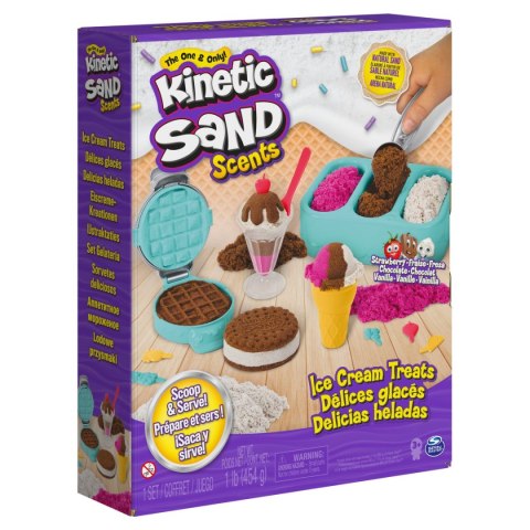 Spin Master Piasek kinetyczny Spin Master Kinetic Sand zestaw Ice cream (6059742)