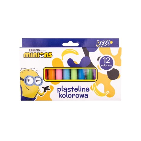 Beniamin Plastelina Beniamin 12 kol. Minionki mix (5849)