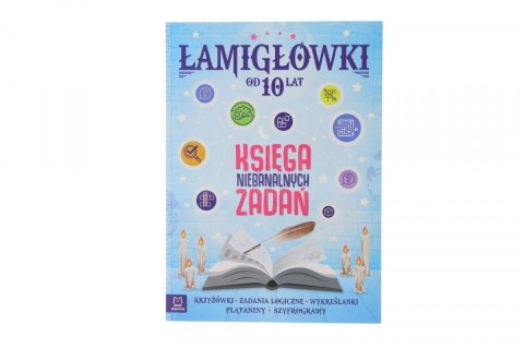 Aksjomat Książeczka edukacyjna Aksjomat Łamigłówki. Księga niebanalnych zadań od 10 lat.