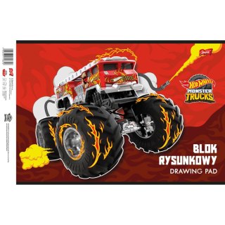 Unipap Blok rysunkowy Unipap Mattel Hot Wheels A4 biały 20k