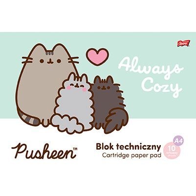 Unipap Blok rysunkowy Unipap Pusheen A4 biały 20k