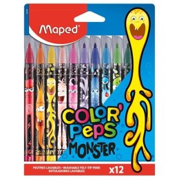 Maped Flamaster Maped MONSTER COLORPEPS 12 kol. (845400)