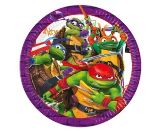 Godan Talerz jednorazowy Godan Teenage Mutant Ninja Turtle Nickelodeon papier śr. 230mm 8 szt (96457)