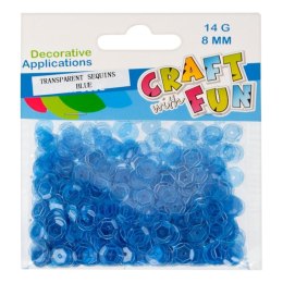 Craft with Fun Cekiny Craft with Fun niebieskie 8g (439327)