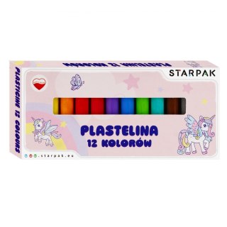 Starpak Plastelina Starpak 12 kol. Unicorn mix (536880)