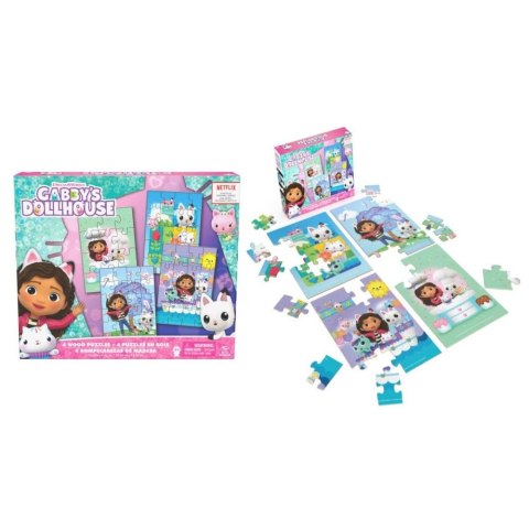 Spin Master Puzzle Spin Master Koci Domek Gabi 4 pack (6067990)